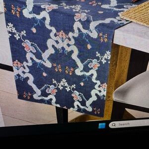 Floral Patterned Table Runner